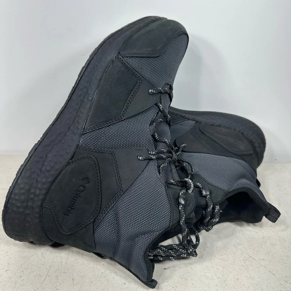 Columbia Men's Black and Gray Rain Boots size 10,5 New